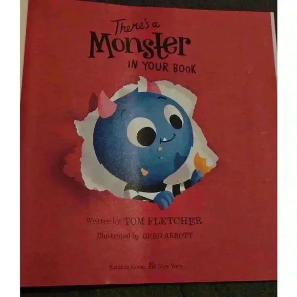 Children's Book, Unbranded, Monster in Your Book, Blue - Picture 3 of 5